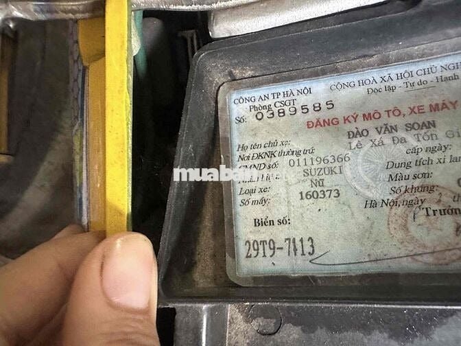 Satria 2000 xác zin giấy zin k phải xe ráp nha ae