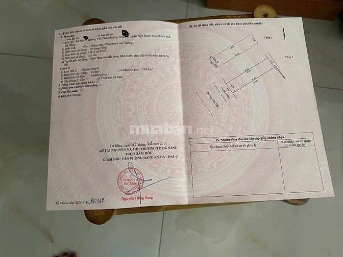 BÁN GẤP NHÀ 2 TẦNG ĐƯỜNG 7,5m VĂN TÂN, PHỐ CHỢ NON NƯỚC