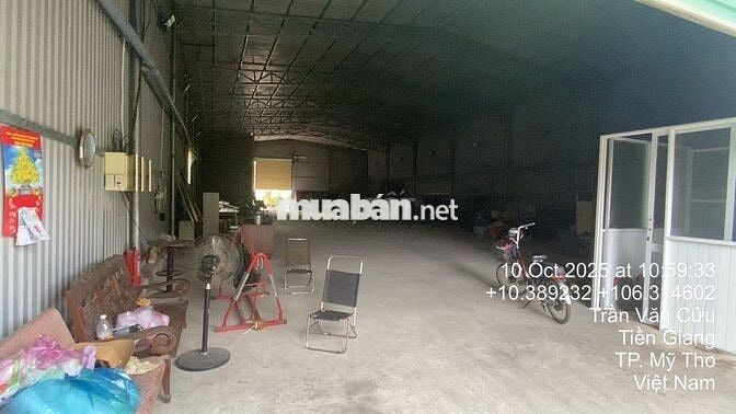 🌟 BÁN NHÀ KHO & ĐẤT MẶT TIỀN QUỐC LỘ 1A – TP. MỸ THO, TIỀN GIANG