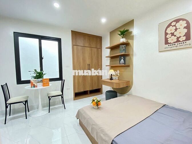 Cho thuê phòng studio 25m2 full đồ có máy giặt riêng tại Giáp Bát