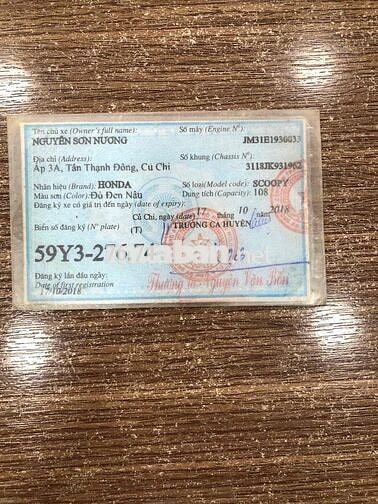 Bán xe Scoopy 2018