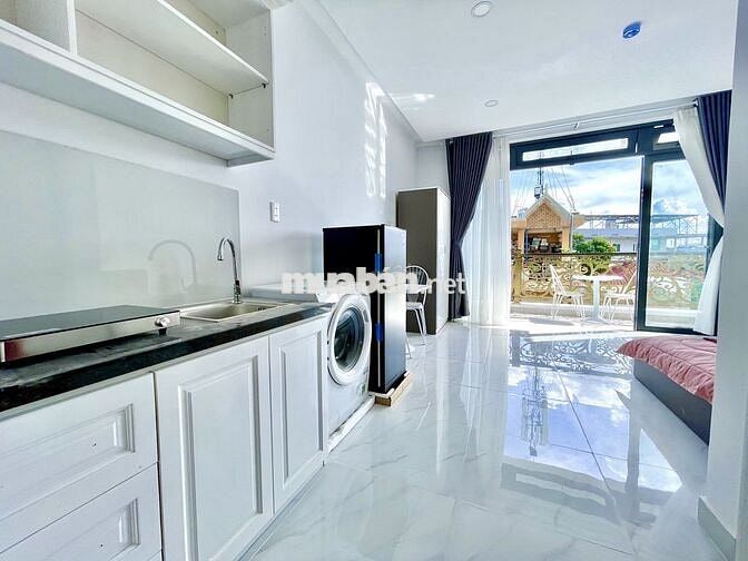 STUDIO BANCOL 40M2🌸CITY VIEW_FULL TIỆN NGHI_THANG MÁY✅NGUYỄN VĂN ĐẬU