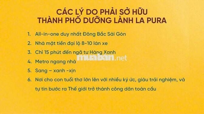 RISA BY LA PURA –CĂN HỘ CAO CẤP MẶT TIỀN QL 13 BÀN GIAO SỚM 2026