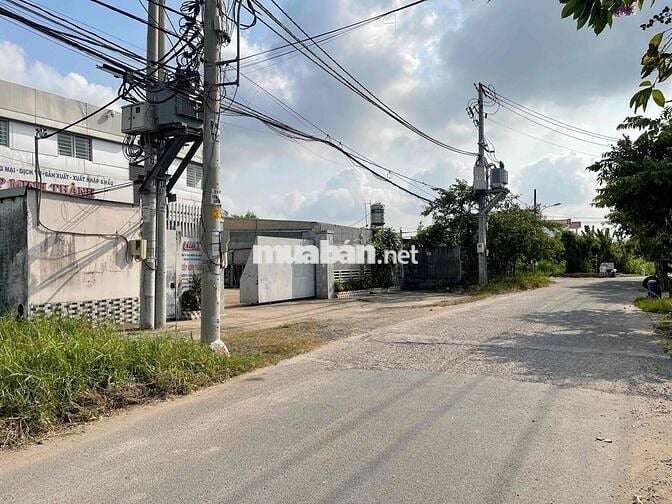 CHÍNH CHỦ BÁN ĐẤT Full TC  ĐÃ CÓ NHÀ XƯỞNG 2 MẶT TIỀN GIÁP NHỊ BÌNH 15