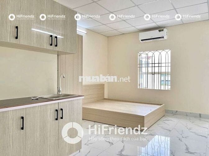 SẴN STUDIO ĐẦY ĐỦ TIỆN NGHI BAN CÔNG KHU VỰC TÂN HÒA ĐÔNG BÀ HOM