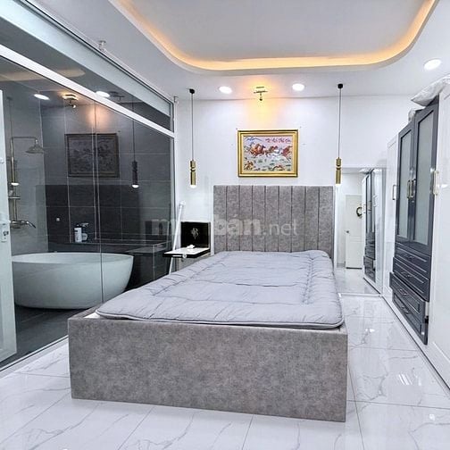 Hẻm 6m, đang làm Spa, 4x20m, 4 lầu Phạm Văn Chiêu, chỉ 9 tỷ xíu