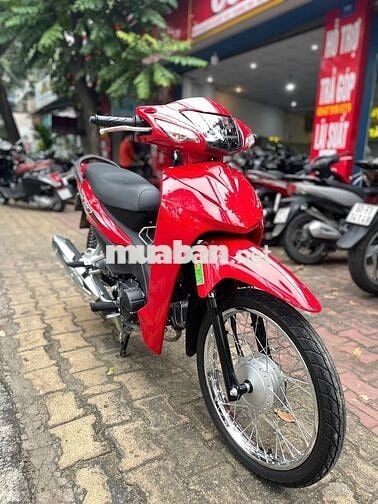 Xe máy Honda Wave A 2024 màu đỏ