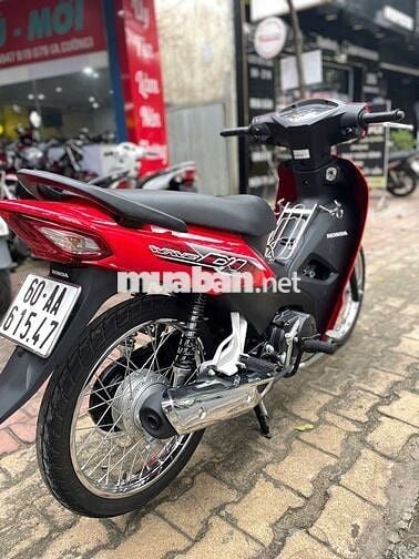 Xe máy Honda Wave A 2024 màu đỏ