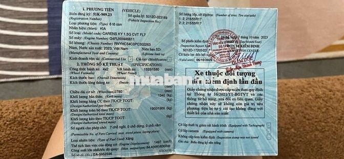 BÁN GẤP KIA CARENS 2023 MẪU MỚI TỰ ĐỘNG