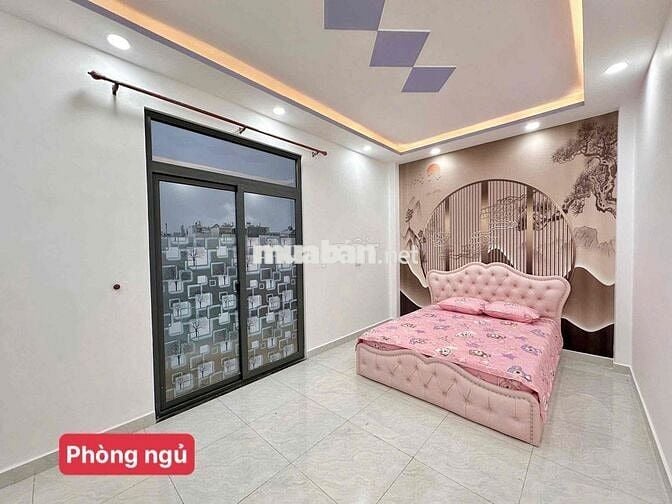 NHÀ MỚI FFUN NỘI THẤT HẺM XE HƠI 8 m Vị TRÍ GAN KHU Đ,18 B ) P ,BHHA C
