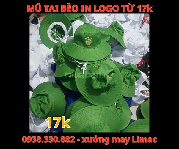 LIMAC chuyên mũ tai bèo in logo Hội Liên Hiệp Phụ Nữ Việt Nam