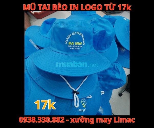 LIMAC chuyên mũ tai bèo in logo Hội Liên Hiệp Phụ Nữ Việt Nam