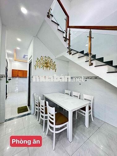 NHÀ MỚI FFUN NỘI THẤT HẺM XE HƠI 8 m Vị TRÍ GAN KHU Đ,18 B ) P ,BHHA C