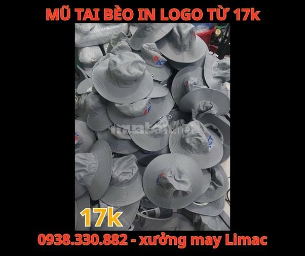 LIMAC chuyên mũ tai bèo in logo Hội Liên Hiệp Phụ Nữ Việt Nam