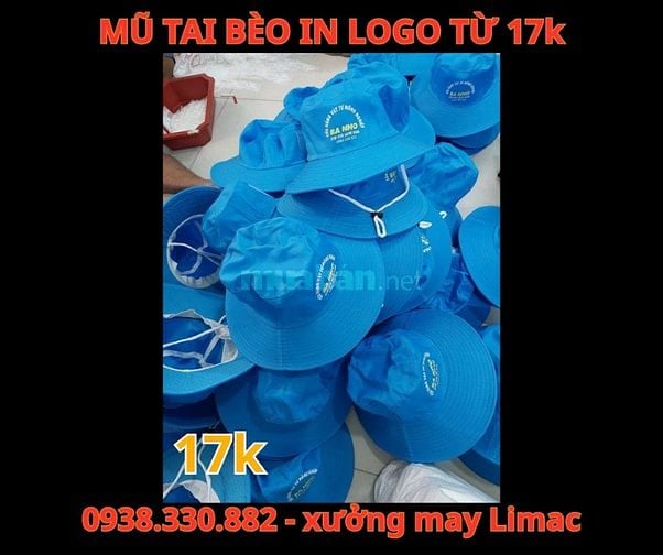 LIMAC chuyên mũ tai bèo in logo Hội Liên Hiệp Phụ Nữ Việt Nam