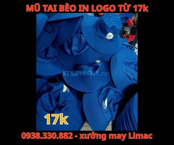 LIMAC chuyên mũ tai bèo in logo Hội Liên Hiệp Phụ Nữ Việt Nam