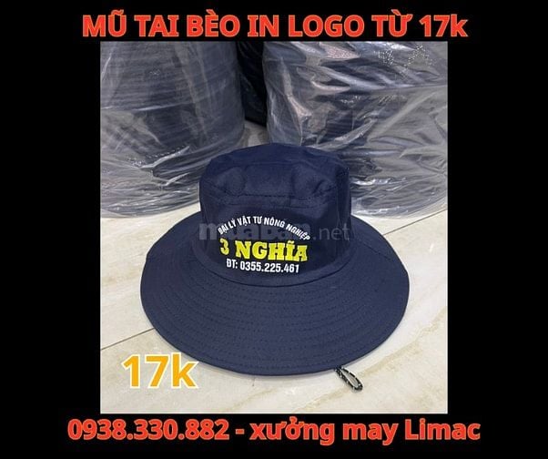 LIMAC chuyên mũ tai bèo in logo Hội Liên Hiệp Phụ Nữ Việt Nam