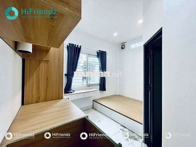 Cho thuê trọ quận 3,ban công/cửa sổ,máy giặt riêng,Co.opmart Nhiêu Lộc