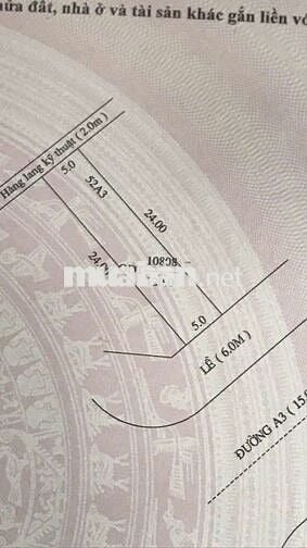 Đất nền thổ cư trục chính khu dân cư Phú An