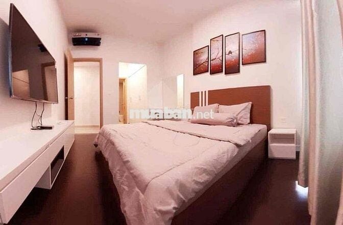 Cho thuê 2PN/2WC tầng cao thoáng full nội thất ở ngay chỉ 16tr nhà đep