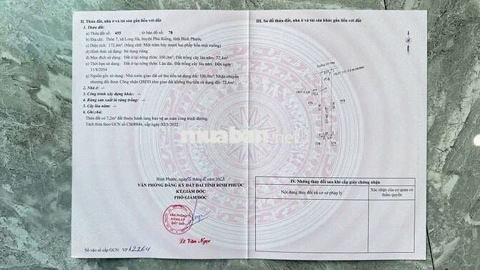 Bán đất nền thổ cư tại khu công nghiệp Đồng Nai mới