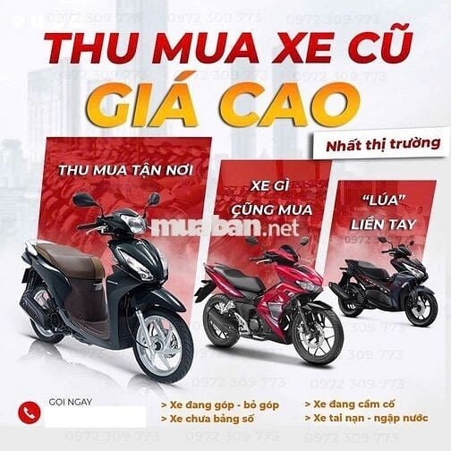 THU MUA TẤT CẢ CÁC LOẠI XE, XE NÀO CŨNG MUA
