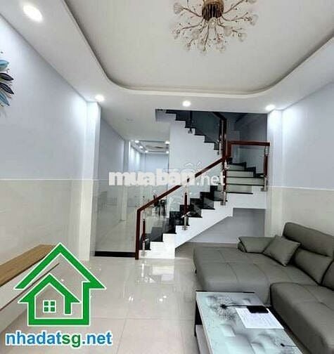 NHÀ ĐẸP 2 TẦNG NGAY BÀNH VĂN TRÂN – KDC YÊN TĨNH – DT: 42M² (4,1 x10)
