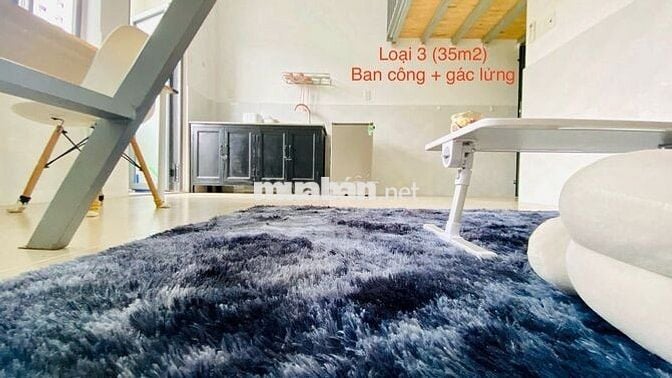 Phòng trọ 35m2 full nội thất, cửa sổ lớn