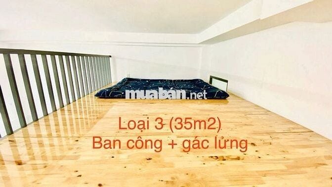 Phòng trọ 35m2 full nội thất, cửa sổ lớn