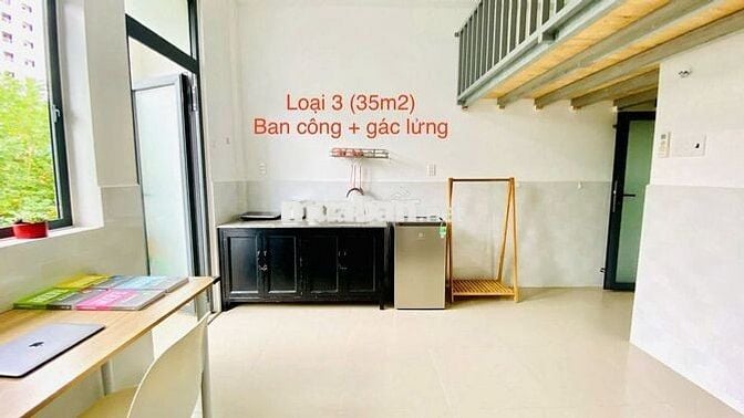 Phòng trọ 35m2 full nội thất, cửa sổ lớn
