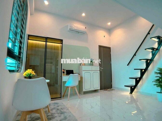 Phòng 35m2_Duplex cửa sổ trời,full nt mới_Cách sushi Hokkaido 100m