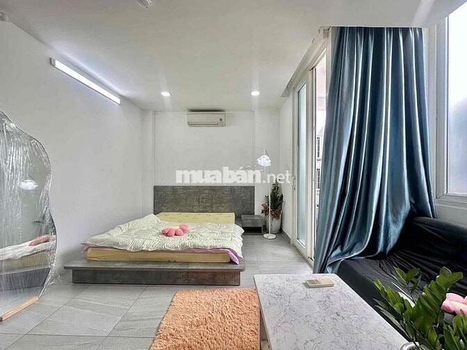 Căn Hộ 1PN-Tách Bếp - Full nội thất - Ngay Vòng Xoay Lăng Cha Cả
