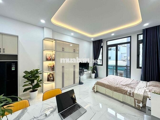 Căn Hộ Stu Ban Công 35m2 FullNT Có Thang Máy Ngay PXL, Ngã Tư PN