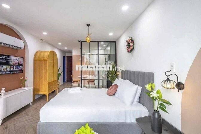 Cho Thuê Căn Hộ Xinh Ban Công Full NT Đường Khánh Hội Quận 4