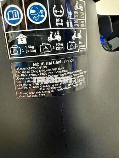 sh vn 160cc odo 1000km như mới