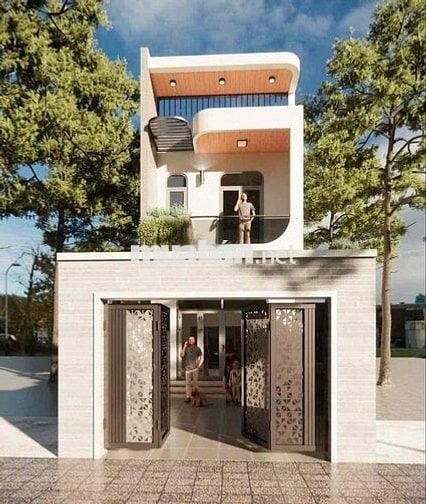 Bán nhà 2ty850 mới keng 1tret1lau ngay trường tiểu học phú hòa 3