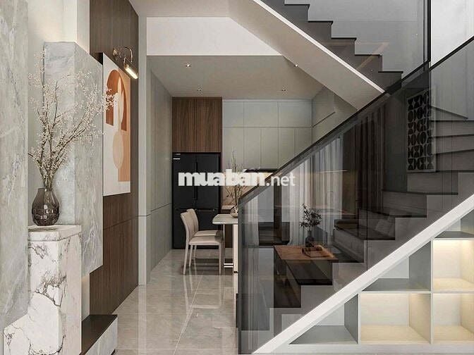 Bán nhà 2ty850 mới keng 1tret1lau ngay trường tiểu học phú hòa 3