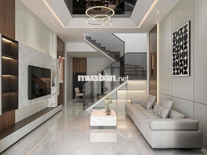 Bán nhà 2ty850 mới keng 1tret1lau ngay trường tiểu học phú hòa 3