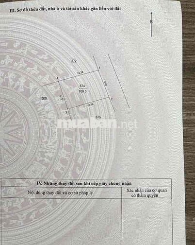 chủ bán 108m đất thôn bãi, cao viên thanh oai hà nội