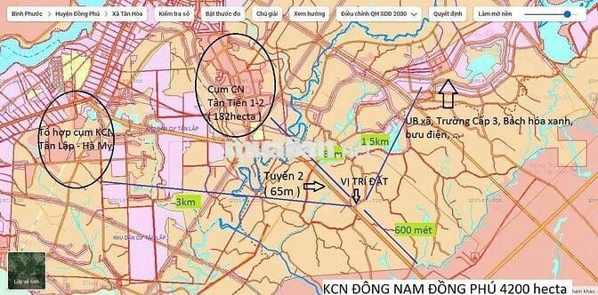 Vị trí đẹp gần nhất KCN Tân Tiến 1-2, đường 29m nhựa