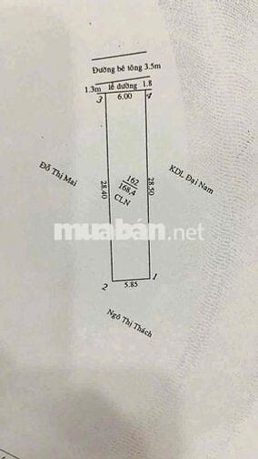 Đất Hiệp An 1/ Nguyễn Chí Thanh gần cầu ôg Cộ trường học 500m 6x28