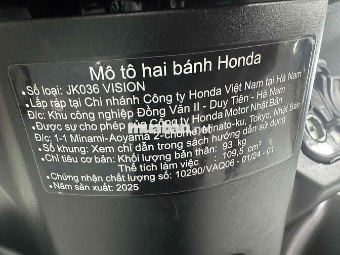 ✅VISION 2025 ĐẸP ZIN NHƯ MỚI 👍