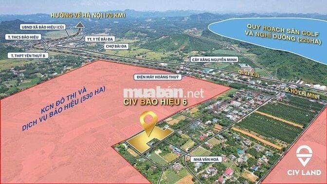 Chính chủ bán đất nền 145m2 trong lõi KCN Bảo Hiệu, giá siêu tốt 5xxtr