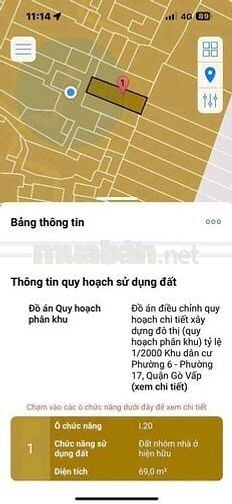 Bán Nhà cấp 4 dt 4.3 nở hậu 4.7 dài 15.5m. Nguyễn Oanh p17.