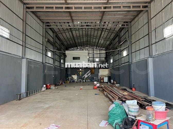 Kho xưởng bãi 500m² kho xây dựng 350m² mặt tiền đường Quốc Lộ 91B