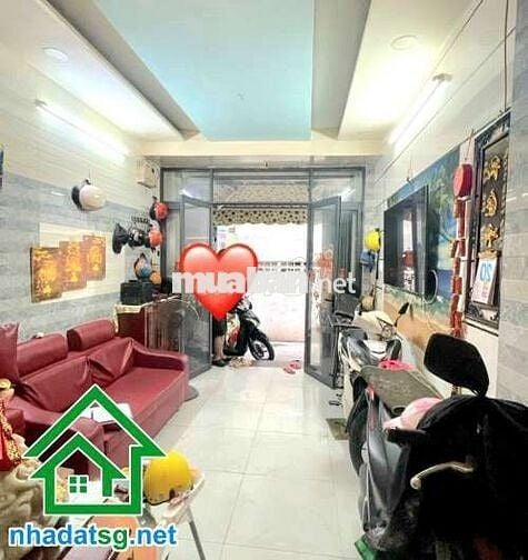 4 TẦNG - DT: 31M² – HẺM THÔNG THOÁNG – XE HƠI ĐỖ SÁT NHÀ - 4PN, 3WC