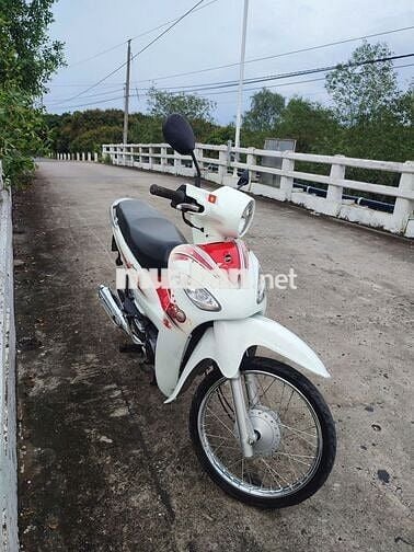 Xe máy SYM Angela màu trắng đỏ