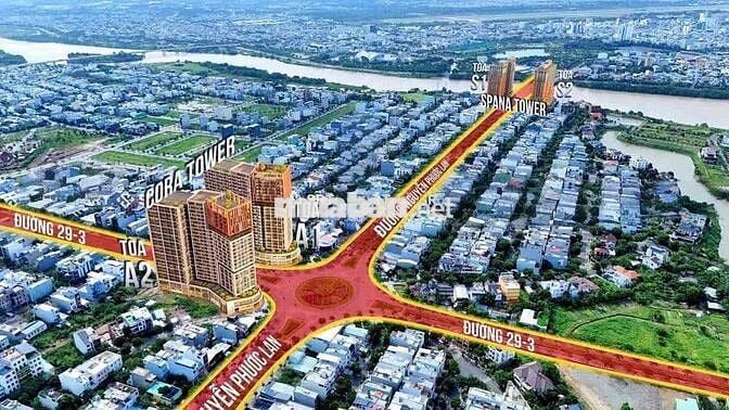 Bán căn hộ khu trung tâm Hoà Xuân Cẩm Lệ DT 80m2