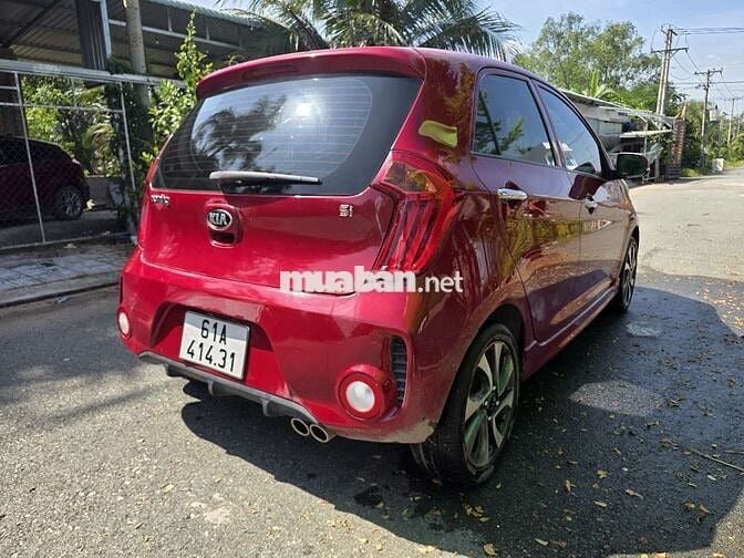 Cần Bán Kia morning 2017 Si 1.25 AT màu đỏ