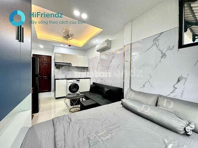 PHÒNG STUDIO XỊN XÒ FULL NỘI THẤT MÁY GIẶT RIÊNG SÁT BÊN CVLH